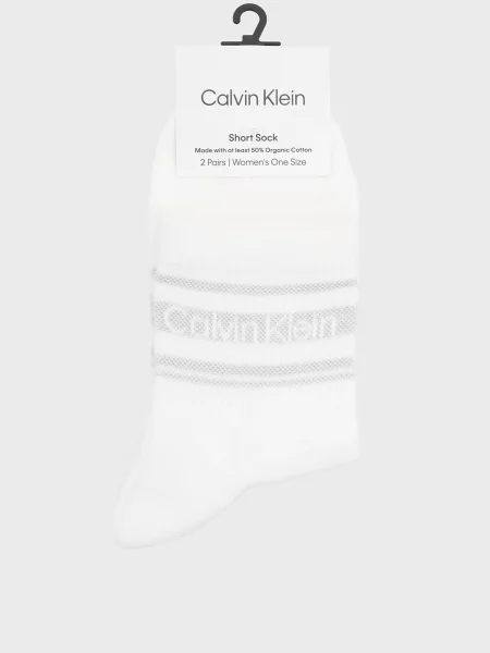 Короткі шкарпетки Calvin Klein білі
