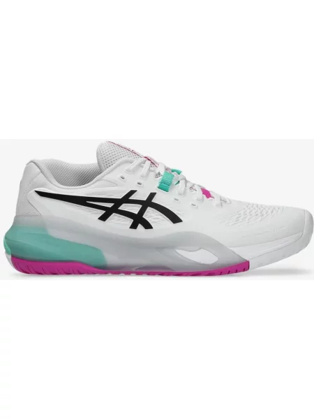 Buty do biegania asics Gel-Resolution X czarny zielony różowy 40 biały