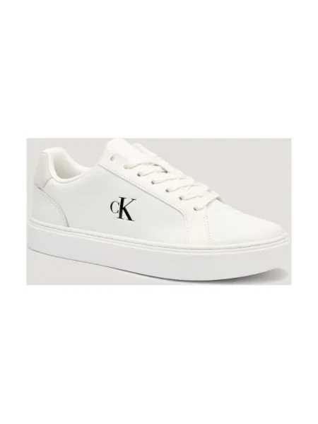 Calvin Klein Bőr edzőcipő CLASSIC fehér