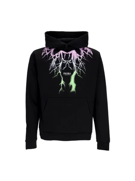 Bluza z kapturem Phobia Archive z nadrukiem czarna