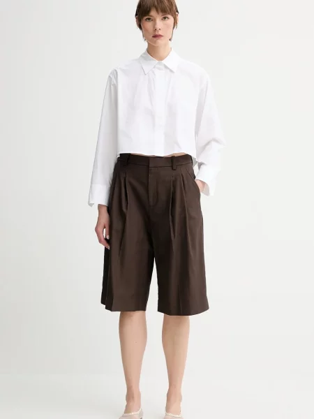 A.L.C. koszula Maude relaxed z kołnierzykiem klasycznym biały