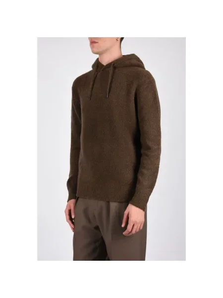 Bluza z kapturem Paolo Pecora brązowa