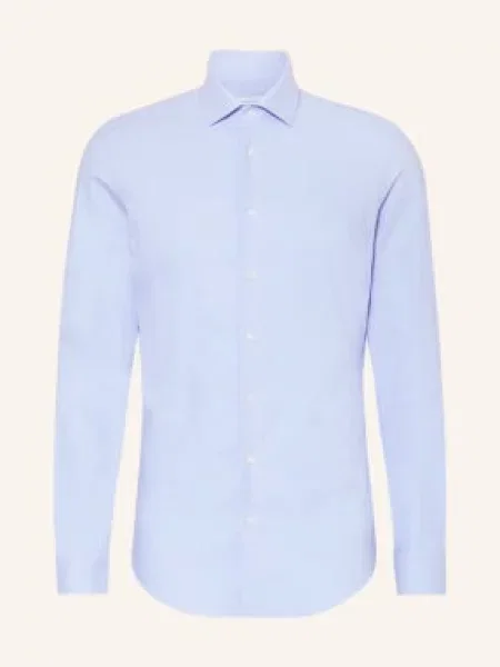 Koszula biznesowa o kroju slim fit z kołnierzykiem typu kent