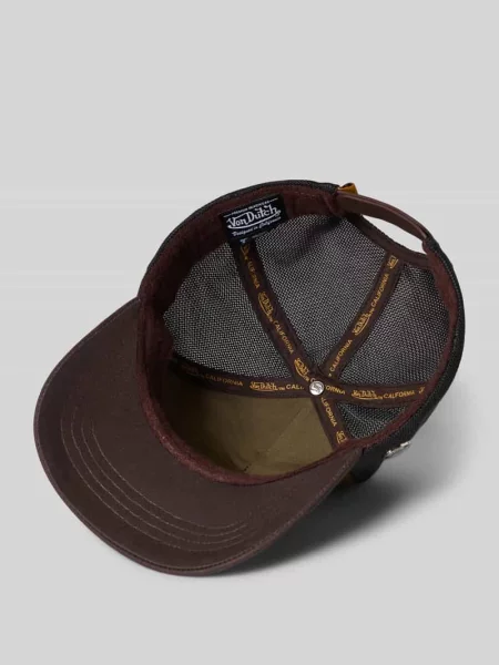 Czapka z daszkiem typu trucker z mieszanka bawełny model CASQUETTE' Von Dutch oliwkowa