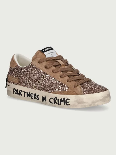 Crime London DISTRESSED sneakers pentru femei maro