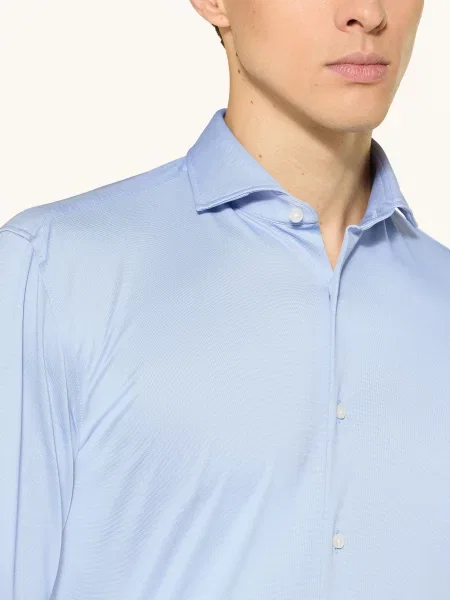 Boss Koszula Hank Performance Slim Fit blau błękitna