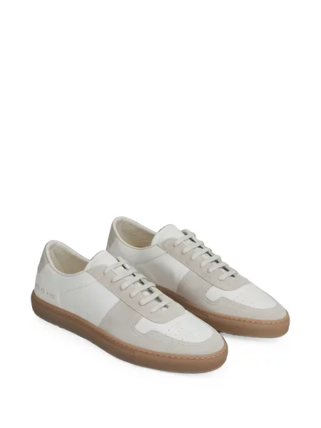 Sneakerși Common Projects din piele alb