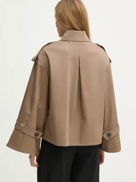By Malene Birger rövid kabát ALISANDRA női átmeneti oversize barna