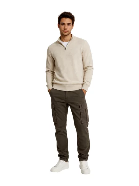 G-STAR Pantaloni cu Zip verde
