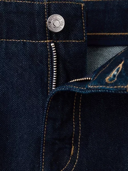 Широкі джинси MANGO темно-синій сині