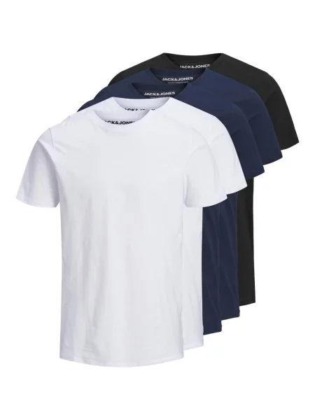 Jack & Jones Set de tricouri﻿ Organic Basic Colorat Regular Fit alb