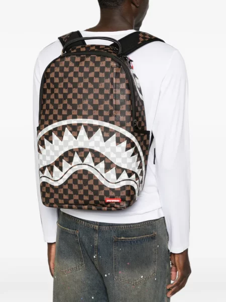 Rucsac Sprayground cu imagine maro