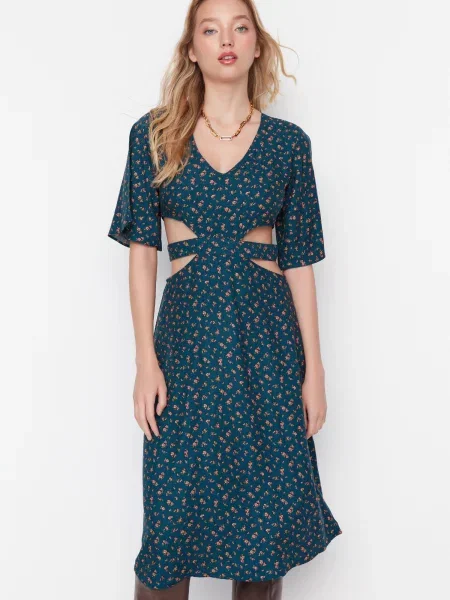 Rochie Trendyol țesută albastru