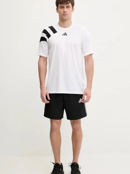 Adidas Performance t-shirt treningowy Fortore 23 z nadrukiem biały