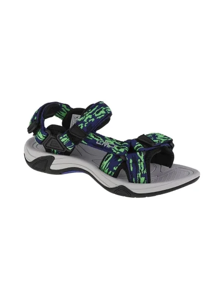 CMP Hamal detské sandále b.blue/verde fluo čierna