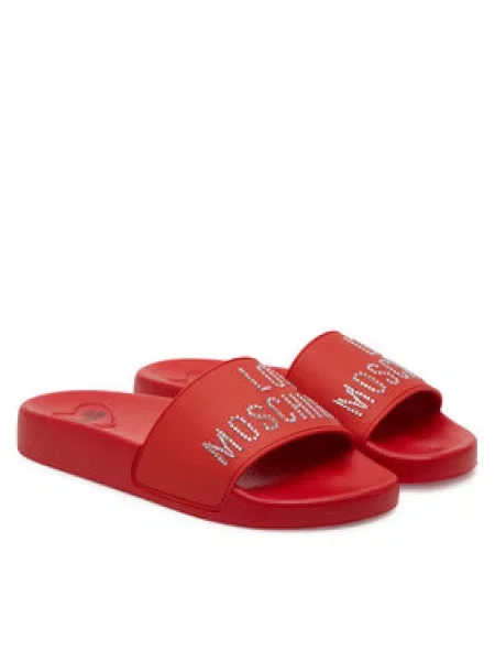 Pantofle Love Moschino červené