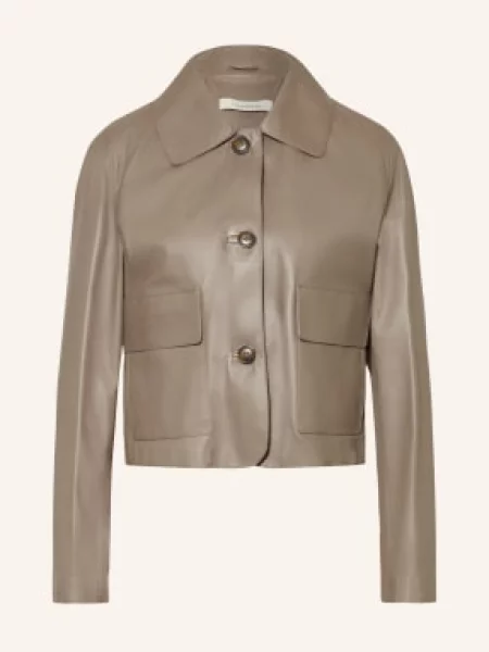 Lilienfels Kurtka Skórzana beige beżowa