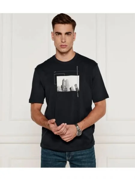 Armani Exchange Tricou negru