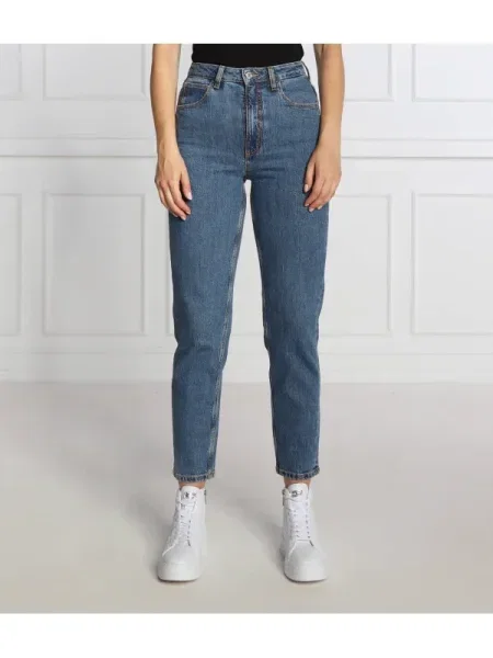 GUESS Blugi | Mom Fit albastru