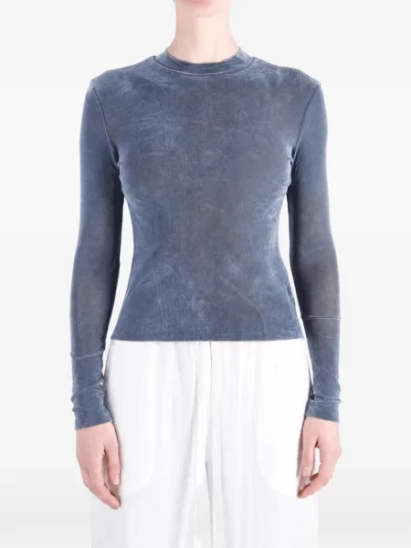 Lung tricou Amomento albastru