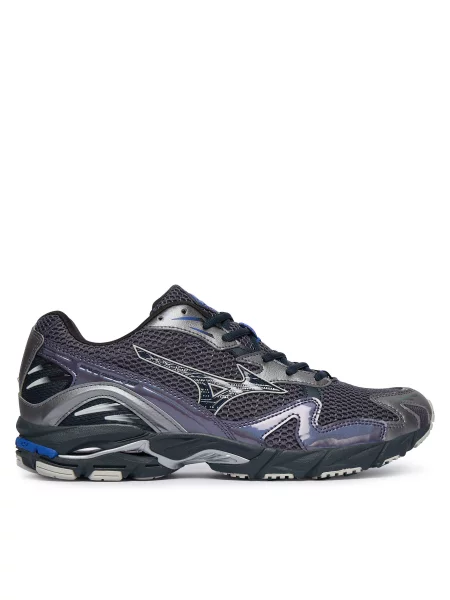 Кросівки Mizuno Wave Rider 10 odyssey gray/black/metallic gray чорні