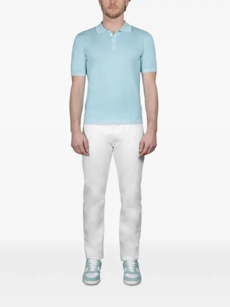 Scurt tricou polo Moorer albastru