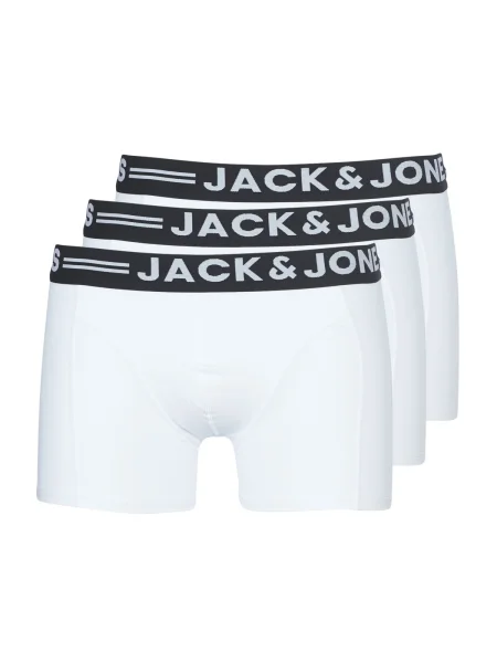 JACK & JONES Boxerky Sense čierna biela