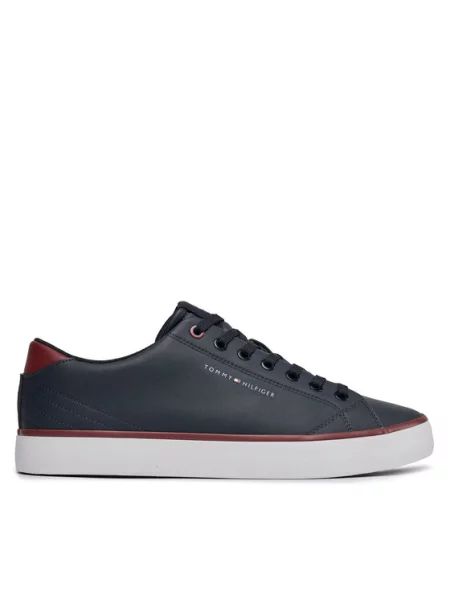 Teniși Tommy Hilfiger din piele casual albastru