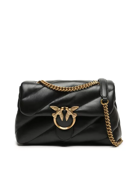 PINKO Torba za čez ramo zlata črna