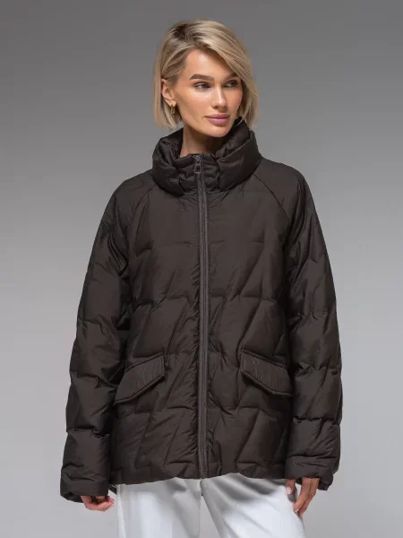 Демісезонна куртка VIVA WEAR коричневий