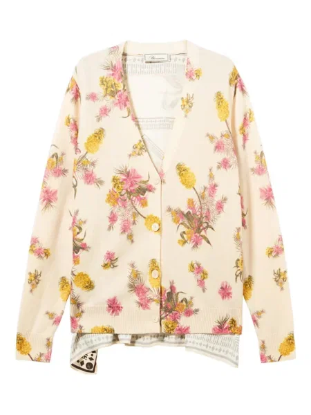 Cardigan Blumarine cu model floral cu imagine