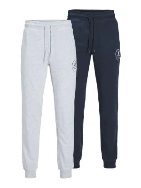 JACK & JONES Pantaloni JPSTGordon JJSwift albastru marin amestacat alb