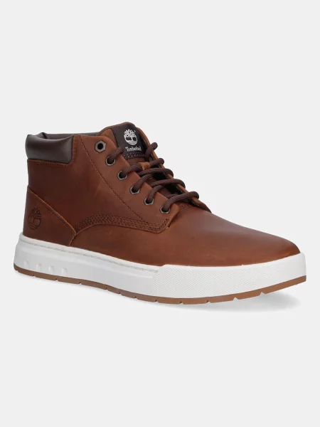 Timberland bocanci de piele Maple Grove maro