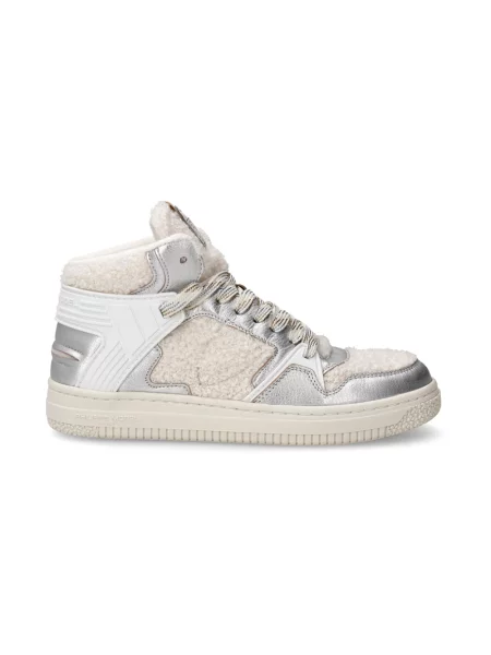 Sneakersy Philippe Model skórzane do tenisa białe