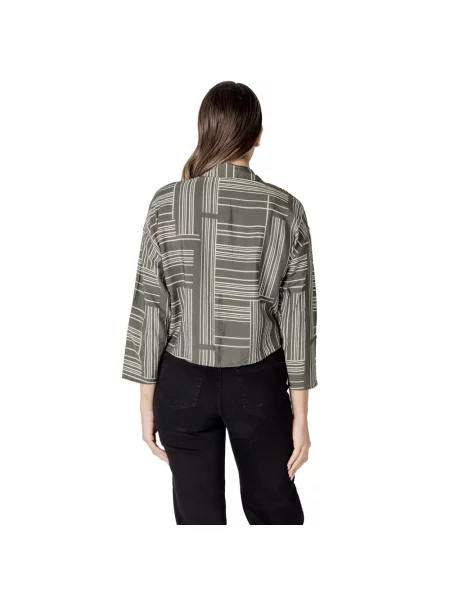 Krótka koszula Jacqueline De Yong zielona