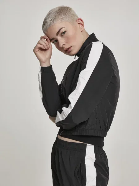 Kurtka Urban Classics w paski czarna