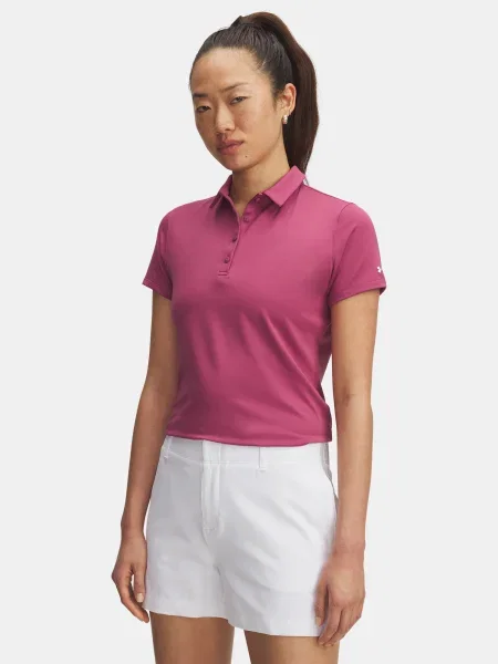 Polo Under Armour alb