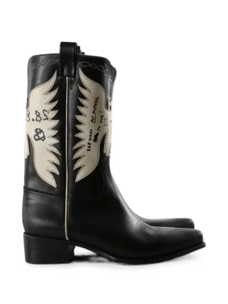 Botine Enfants Riches Déprimés din piele negru