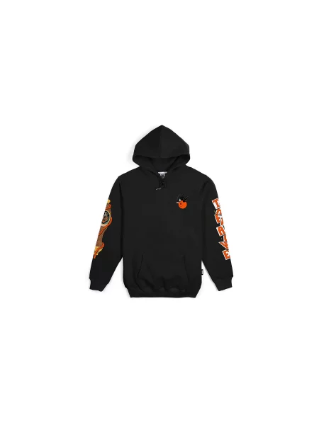 The Dudes Hawke Seasonal Hoody Mężczyźni Bluzy i bluzy z kapturem The Dudes Size: L czarny