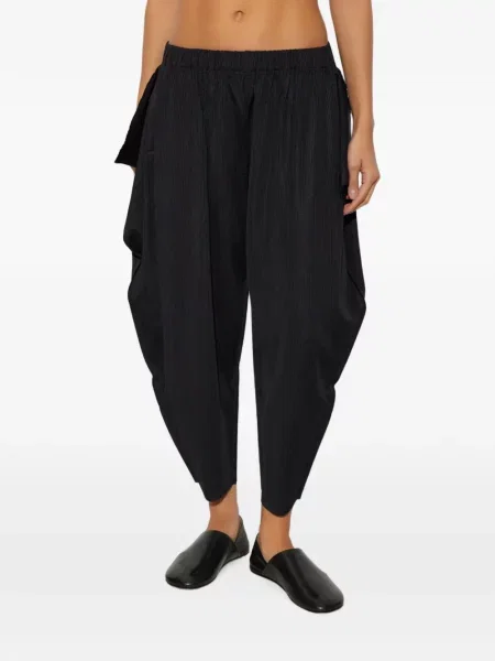 Pantaloni Pleats Please Issey Miyake negru