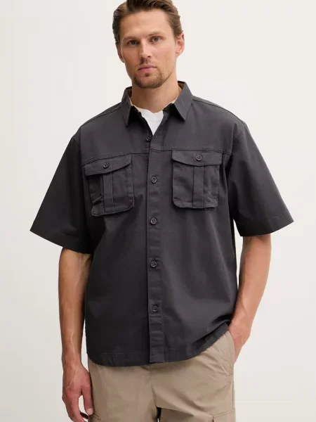 Columbia košulja za muškarce s pamukom Acker Rock siva