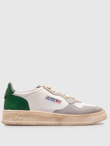 Шкіряні кросівки Medalist з вінтажним ефектом Autry білі