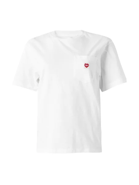 Carhartt WIP Tricou roșu alb