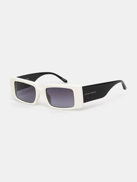 MAGDA BUTRYM ochelari de soare x LINDA FARROW alb