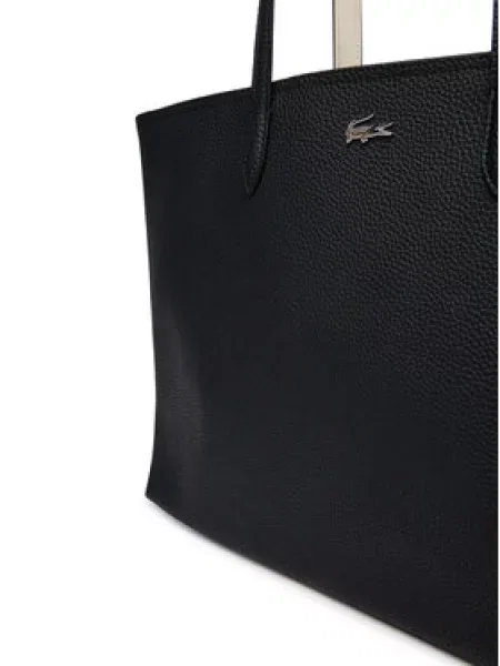 Shopper kabelka Lacoste čierna