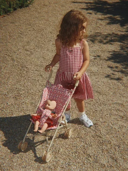 Konges Sløjd šaty ISOTTA DRESS GOTS ružová