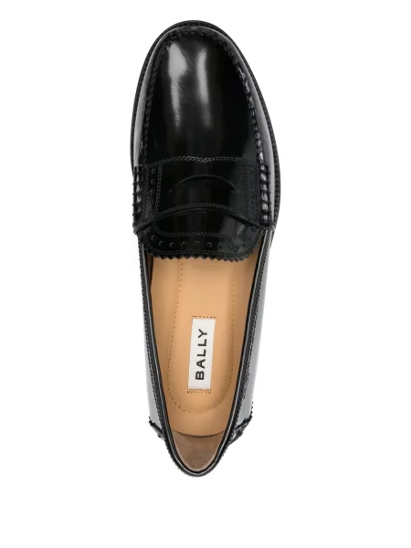 Pantofi loafer Bally din piele negru