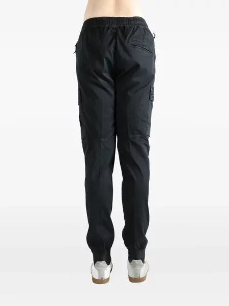 Pantaloni cargo Stone Island cu strasuri negru