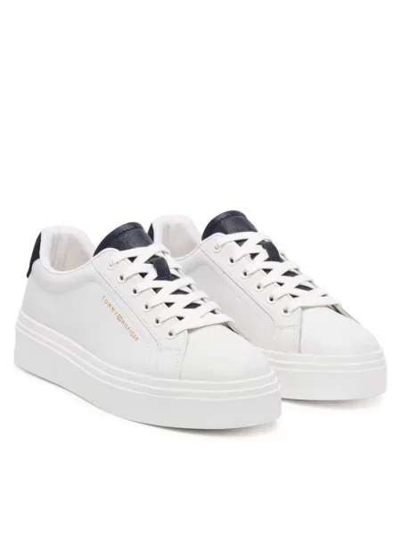 Tommy Hilfiger Αθλητικά Th Feminine Platform Monogram λευκό