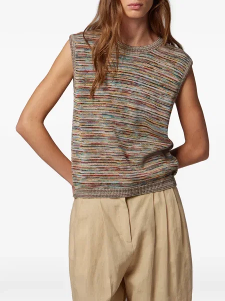 Dzianinowa kamizelka dzianinowa Paul Smith w paski